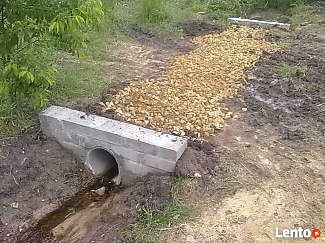 Usługi minikoparką, drenaże,odwodnienia izolacje