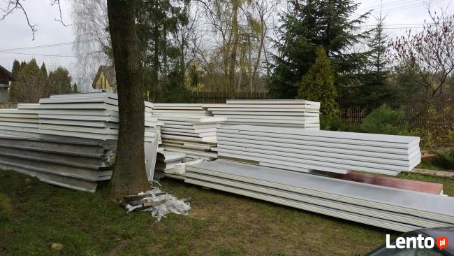 Płyty warstwowe , okna , świetliki dachowe , używane i nowe