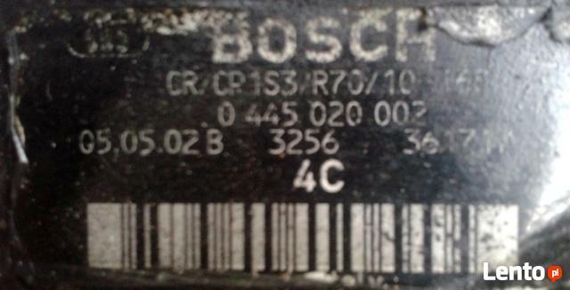 Pompa wtryskowa ciśnienia paliwa JUMPER PEUGEOT BOXER 2,8HDI