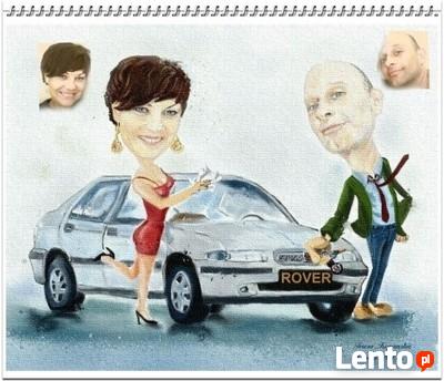 Profesjonalne portrety i karykatury na zamówienie - ze