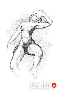 Autorska Grafika Naguska Siergiej Litwinow. A5 250 zł