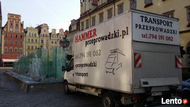 przeprowadzki wrocław transport tanio auto z windą