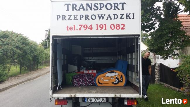 przeprowadzki wrocław transport tanio auto z windą