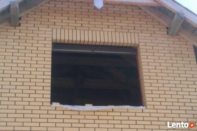 murowanie cegły klinkierowej cięcie i klejenie okładziny