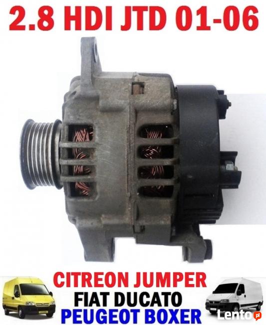 Alternator silnika 120A FIAT DUCATO 2.8 JTD 01-06 500371244