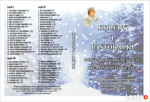 Podkłady instrumentalne 60 kolęd do śpiewania, nuty kolęd