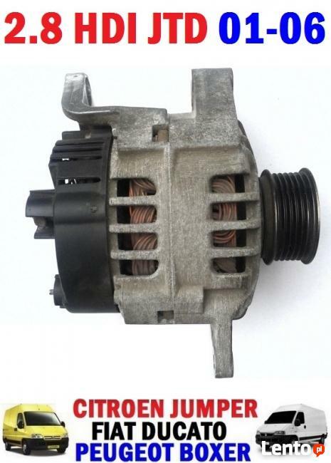 Alternator silnika 120A FIAT DUCATO 2.8 JTD 01-06 500371244