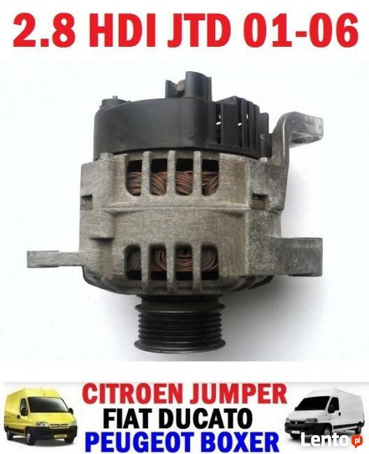 Alternator silnika 120A FIAT DUCATO 2.8 JTD 01-06 500371244