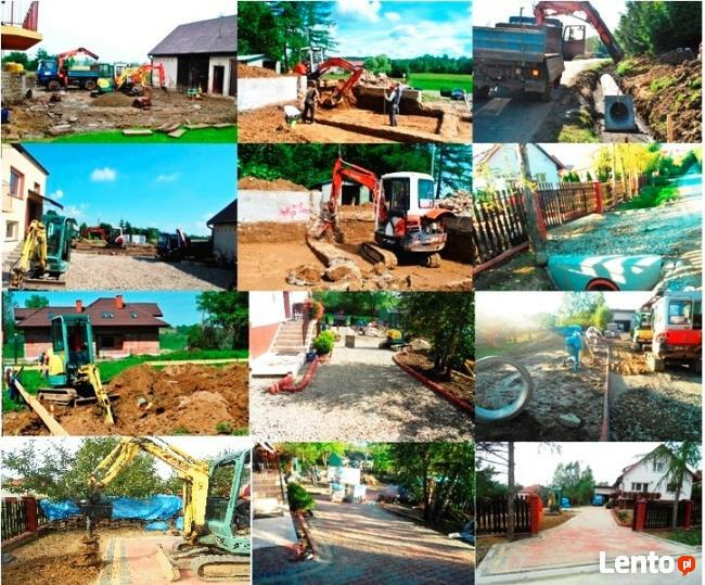 Usługi Koparką Minikoparką Krosno Jasło Jedlicze jbruk.pl
