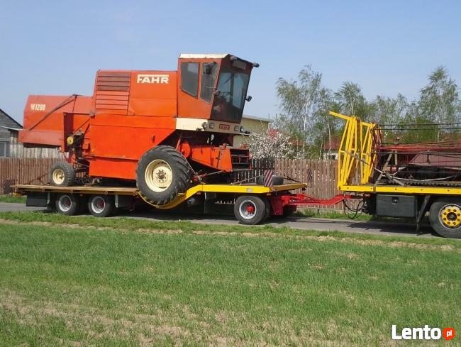 transport maszyn rolniczych i budowlanych