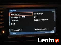 Polskie menu lektor, mapy , nawigacja 3d, pl znaki mmi tv
