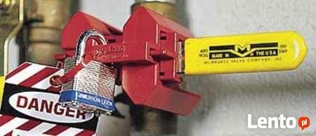 Regulowana blokada Lockout Tagout na zawory kulowe