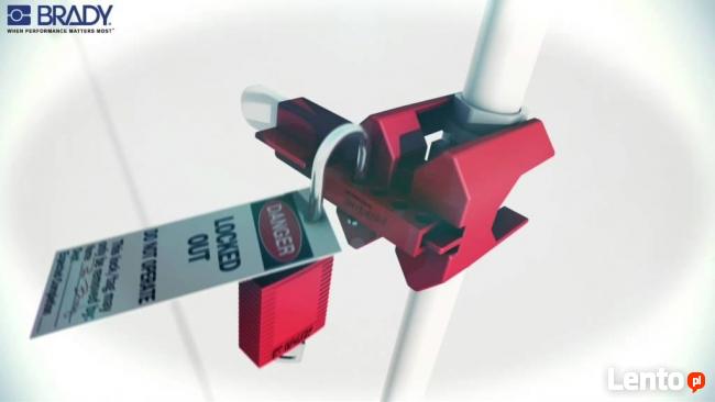 Regulowana blokada Lockout Tagout na zawory kulowe
