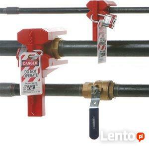Regulowana blokada Lockout Tagout na zawory kulowe