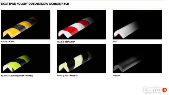 Profile ochronne, odbojniki piankowe, ostrzegające, BHP