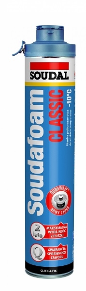SOUDAFOAM CLASSIC GUN PIANA PISTOLETOWA 750ML / 12 SZTUK