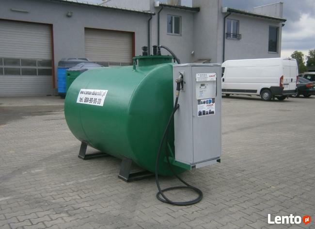 Zbiornik stalowy dwupłaszczowy poj. 5000L z dystrybutorem