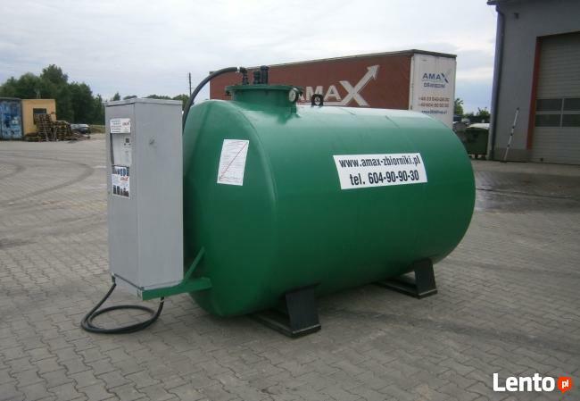 Zbiornik stalowy dwupłaszczowy poj. 5000L z dystrybutorem