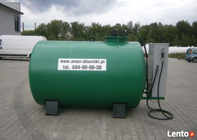 Zbiornik stalowy dwupłaszczowy poj. 5000L z dystrybutorem