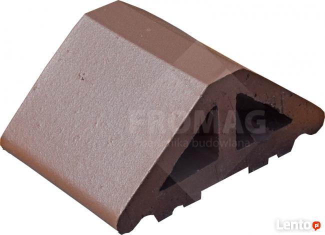 Kształtka 18x13 daszek podmurówkę CEGŁA klinkier FROMAG
