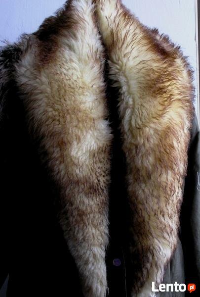 120 cm KOŁNIERZ OBSZYCIEnaturalne futro skóra
