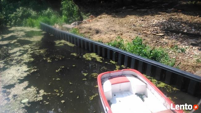 Grodzice winylowe PCV - GW300/55 - ścianka szczelna