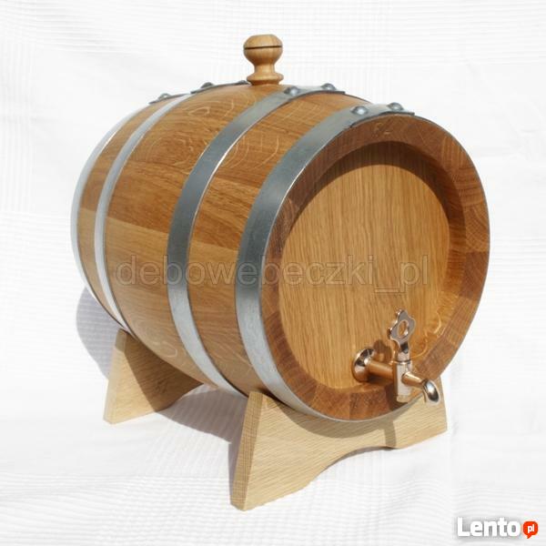 Beczka dębowa 5 litrów kran mosiężny W-wa Włochy