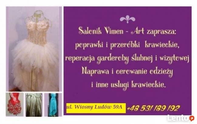 Naprawa i czyszczenie sukien ślubnych