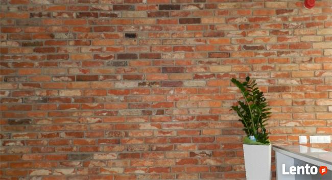 Płytki z lica cegły CEGŁA ROZBIÓRKOWA stary mur