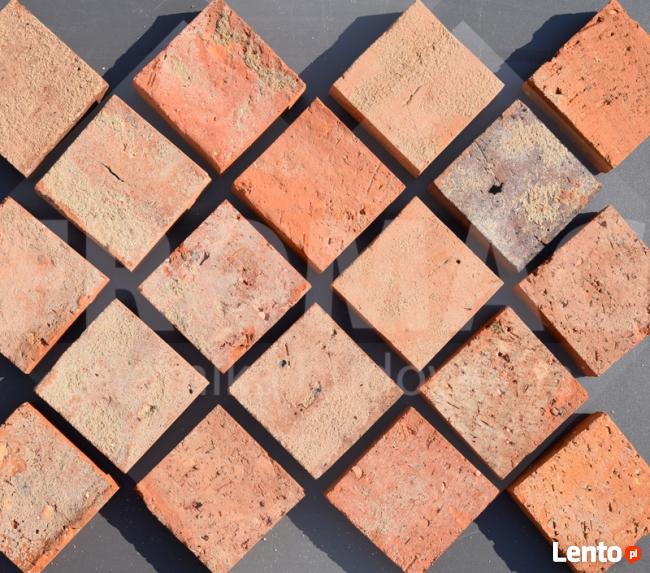 PODŁOGA ze starej cegły BRUK cięta cegła rozbiórkowa