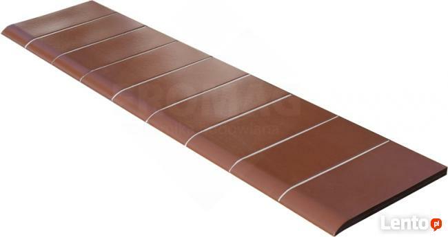 PARAPET SZKLIWIONY BRĄZ ORZECH płytki parapetowe FROMAG