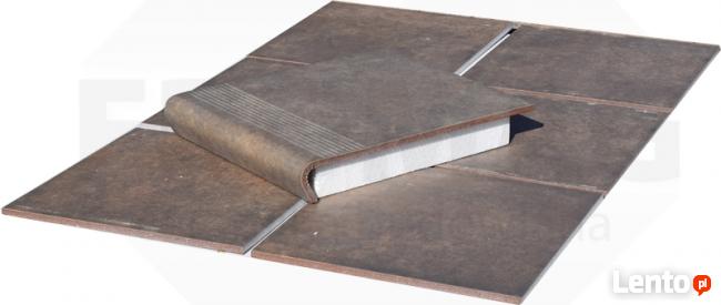 PARAPET SZKLIWIONY BRĄZ ORZECH płytki parapetowe FROMAG