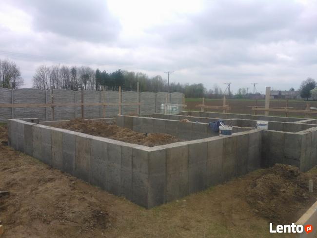 Fundamenty, ławy,ściany betonowe- żelbetowe, budownictwo