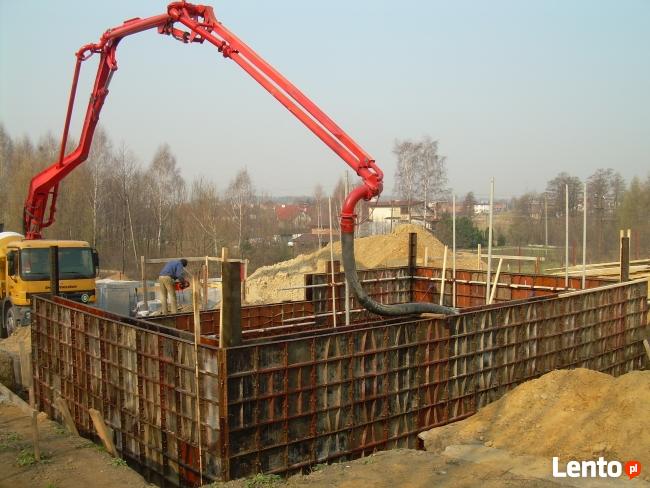 Fundamenty, ławy,ściany betonowe- żelbetowe, budownictwo