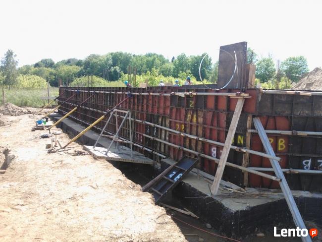 Fundamenty, ławy,ściany betonowe- żelbetowe, budownictwo
