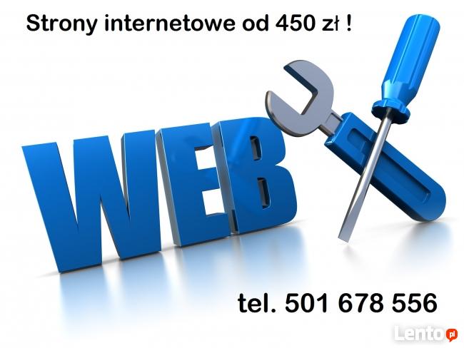 Strony WWW- Niepołomice, Bochnia i okolice. Tanio