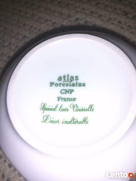 FRANCE Miłosna LOVE CNP CEKIERNICA 2 FILIZANKI porcelana lux