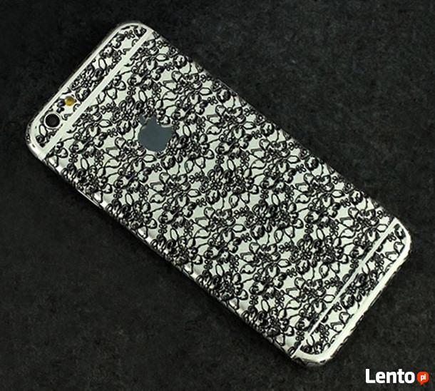 Iphone 6 designerska kobieca naklejka folia ochronna koronka