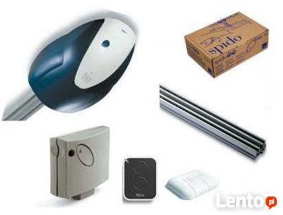 Napęd do bramy garażowej NICE SPIDO 650N z instalacją