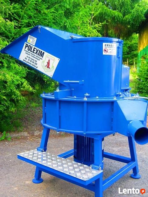 RĘBAKOMŁYN NOŻOWO BIJAKOWY z dwoma zasypami. Moc 15 kW