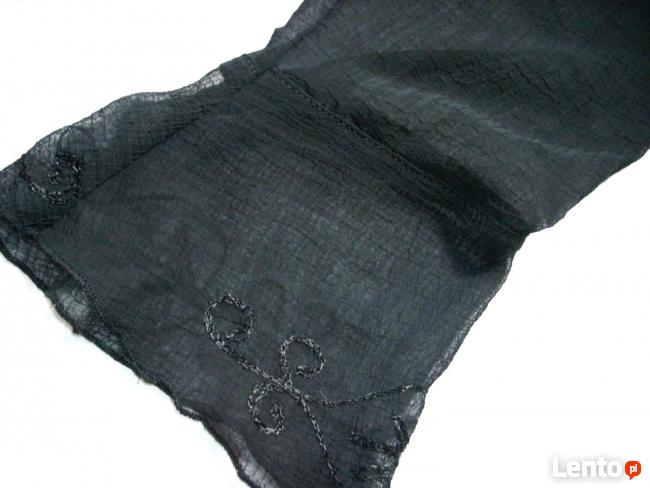 Tunika Zwiewna Lekka Haft Wizytowa Nowa 44 46