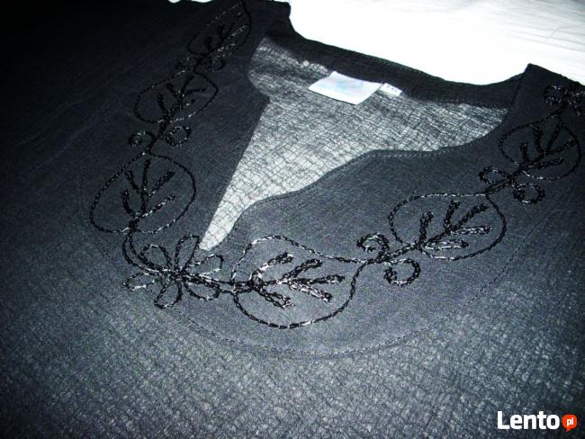 Tunika Zwiewna Lekka Haft Wizytowa Nowa 44 46