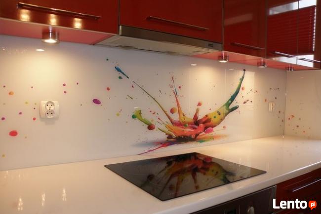 Szkło do kuchni lakobel, grafika, lakierowane