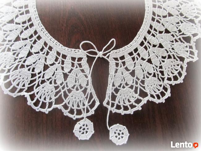 Kołnierzyk szydełkowy