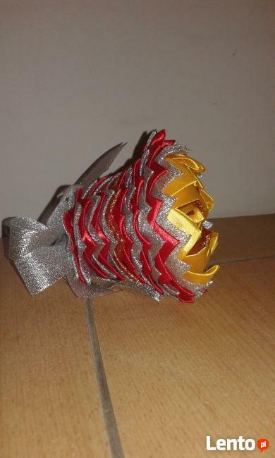 Dzwonek bombka karczoch na choinkę, rękodzieło