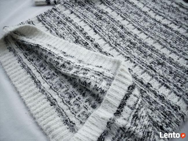 F&F Sweter Włochaty Elegancki NOWY 38 M