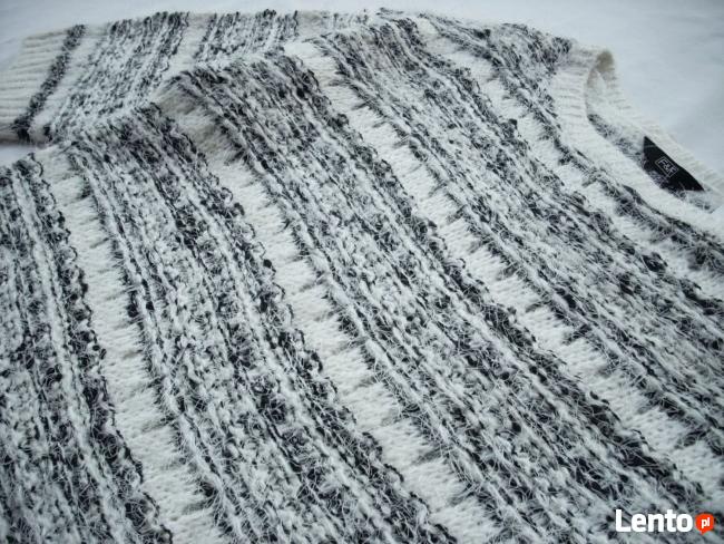 F&F Sweter Włochaty Elegancki NOWY 38 M