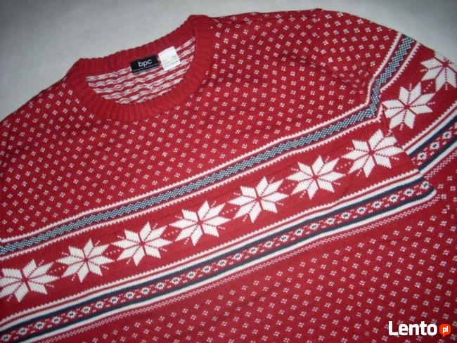 Piękny Sweter Męski Norweski Wzór NOWY 2XL 3XL