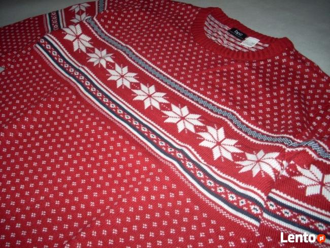 Piękny Sweter Męski Norweski Wzór NOWY 2XL 3XL