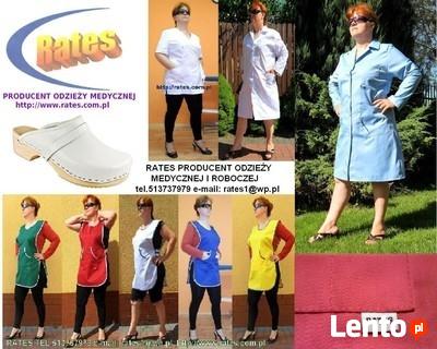 Ubrania robocze dla cukierników RATES Producent Odzieży